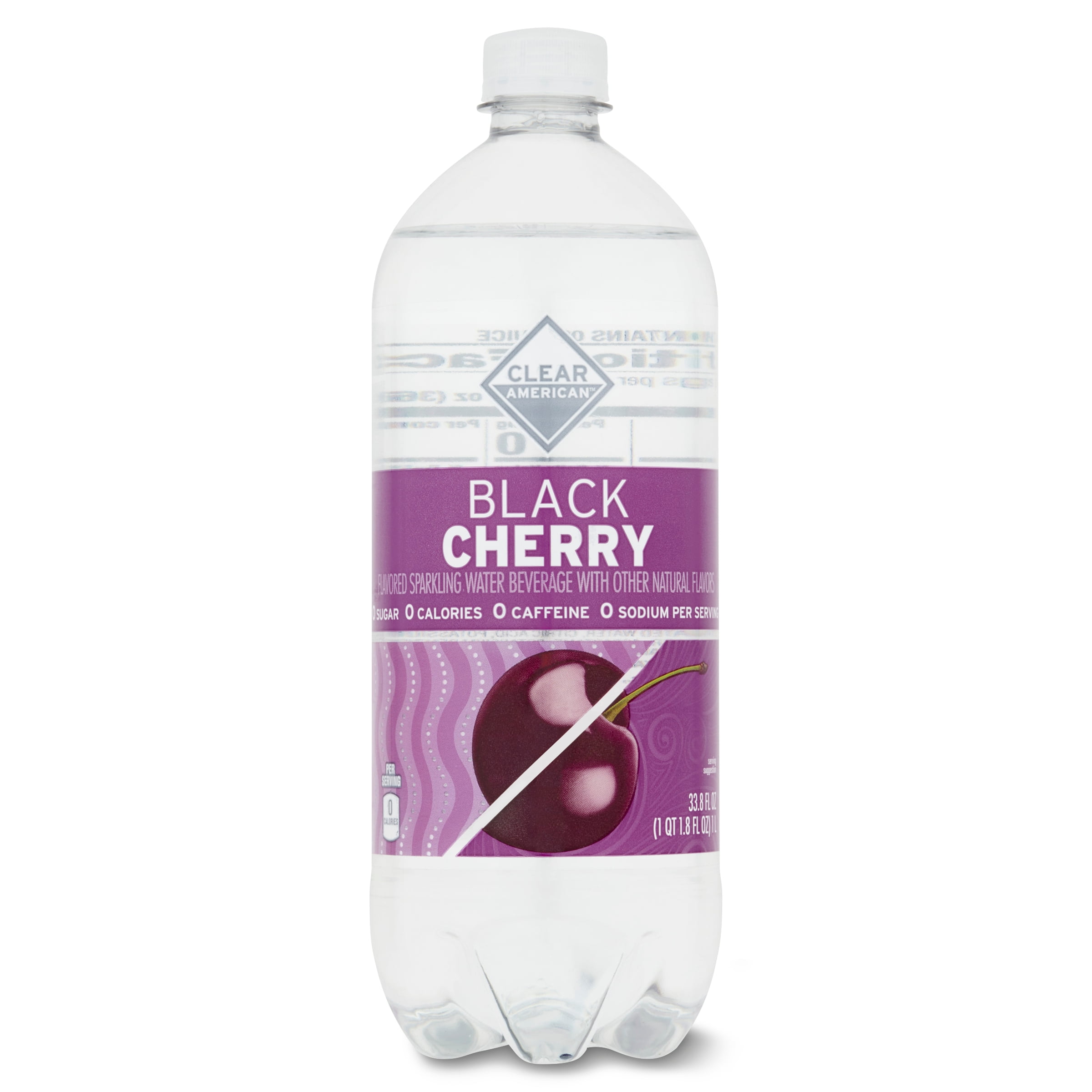 Clear American Black Cherry Sparkling Water 338 Fl Oz Walmart