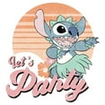 thumbnail image 2 of Juniors Lilo & Stitch Let's Party Hula Dance T Shirt, 2 of 4