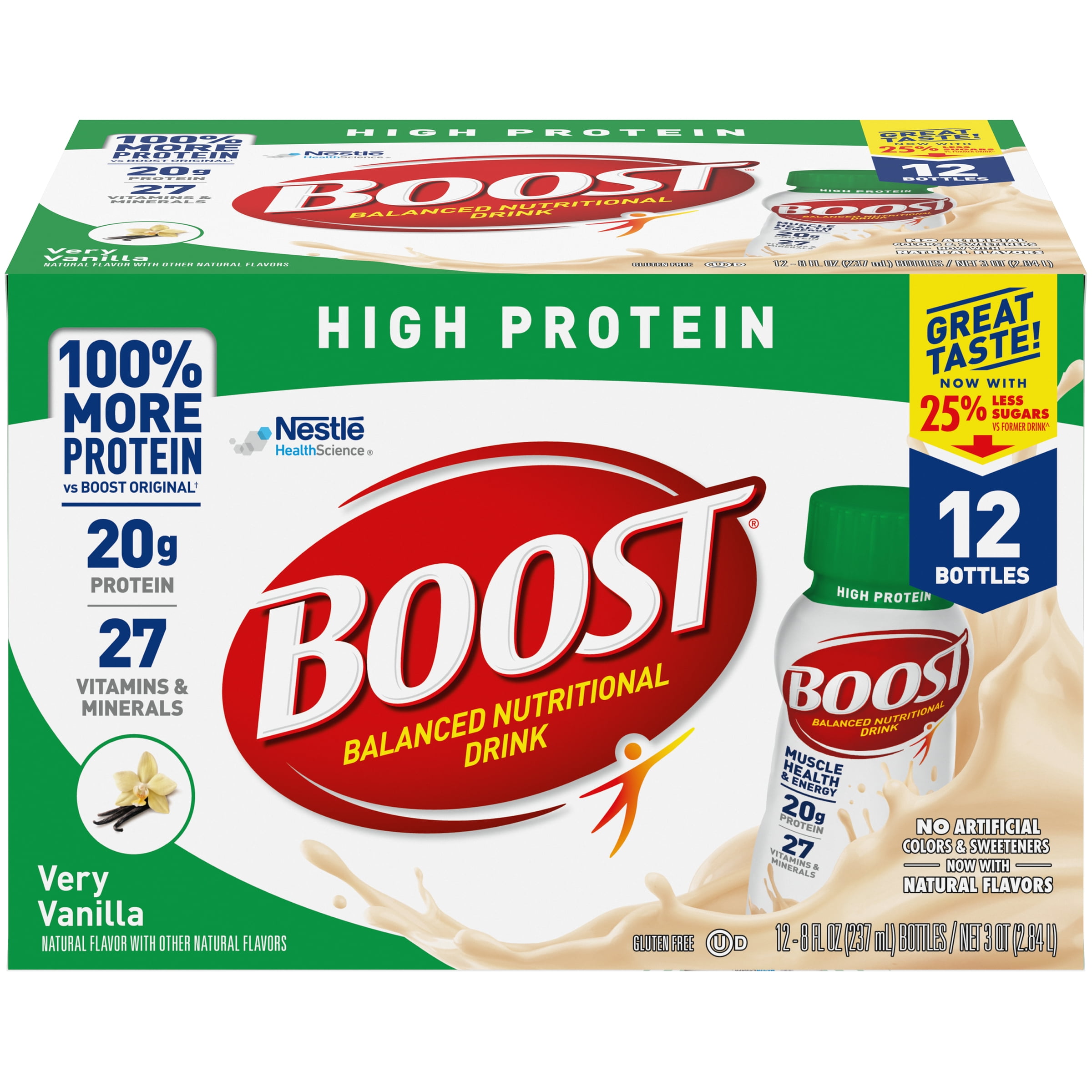 Boost High Protein Ready To Drink Nutritional Drink Very Vanilla