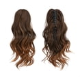 thumbnail image 1 of Extensión de coleta, coleta corta con clip, coleta rizada natural con cordón, postizo de coleta desordenada para mujeres y niñas, 1 of 1