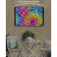 thumbnail image 6 of Outdoor TV Cover 48 to 50 Inch Weatherproof, Abstract Ethnic Tie Dye Art Waterproof TV Screen Protector for Outside Decor with Zipper and Pocket 48"L x 30"H , Colorful, 6 of 7