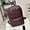 Brown, variant on Retro casual backpack backpack men computer bag student bag Korean female leather travel tide one generation,Black