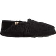 thumbnail image 2 of Men's Acorn Collapsible Heel Acorn Moc II Slipper Black Berber Fleece XL M, 2 of 5