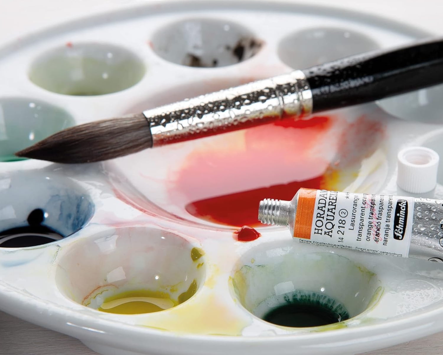 Schmincke - HORADAM AQUARELL Watercolor Paint Set 15 ml Tube Watercolor Paints for Artists Hobbyists Students, Painting Art Supplies,219 series