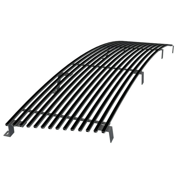 APS Premium Stainless Steel Black 8x6 Horizontal Billet Grille Compatible with Chevy Astro Van & GMC Safari Van 1985-1994 Main Upper N19-J30158C