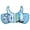 A, variant on Soccer Cheer Gloves EVA Foam Fan Palm Rally Rave Party Supplies Hand Shape Clappers for Football Basketball Game Stadium Spectator