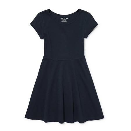 The Children's Place Printed Pleat Knit Dress (Little Girls & Big (Best Place To Shop For Dresses)