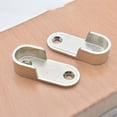thumbnail image 3 of 2PCS Wardrobe Clothes Tube Support Closet Rod Pole End Bracket Thickening Holder, 3 of 11