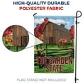 thumbnail image 4 of America Forever New Jersey State Garden Flag- 12.5 x 18 inches- New Jersey Horse Farm USA Regional Yard Outdoor Decorative Double Sided Flag, 4 of 5