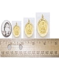 thumbnail image 3 of Picturesongold.Com Jesus, Mary and Joseph Religious Medal Necklace Pendants - Solid 14k Yellow Gold, Just Under 3/4 inch (18.0mm), 3 of 4