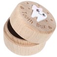 thumbnail image 1 of Raindrops Wooden Tooth Storage Box with Unique Carved Design for Cherished Keepsake Use, 1 of 4