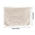 thumbnail image 3 of TOUMENY Ultra Soft Faux Throw Blanket, Microfiber Polyester Nap Blanket for Sofa Bed Car, Decorative Warm Tapestry for Living Room Bedroom Decor, 3 of 6