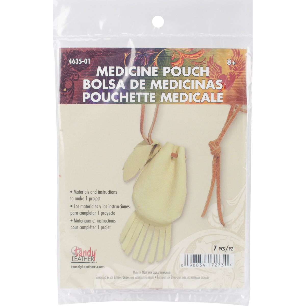 Native Heritage Kit, Medicine Pouch 2" x 3"