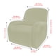 thumbnail image 3 of Waterproof Milk Silk Sofa Cover Elastic Chair Cover. Friendly For Home With Kids And Pet. Non Slip And Easy Care, 3 of 8