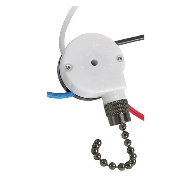 3 Speeded Ceiling Fan Switches Wire Pull Chain Control With Pre Installed Wire for Easy Replacement and Compatibility