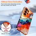 thumbnail image 3 of CASEFIV for Samsung Galaxy S26 Ultra Case,Marble Pattern Design Slim Rugged Shockproof Protective Anti-Scratch Phone Cover for Women Men Girls,Purple Blue Marble, 3 of 7