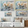 thumbnail image 4 of Designart "Essence Of Floral Grace" Rhododendron Floater Framed Wall Art Living Room, 4 of 5