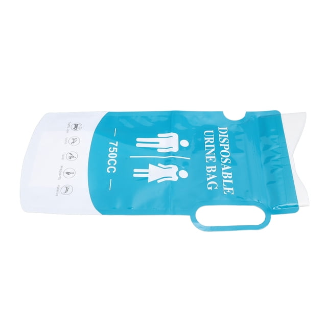 Disposable Urine Bag, Safe Rapid Solidification Design 10PCS Travel Pee Bag for Hiking