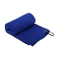thumbnail image 4 of lacooooppia Golf Towel Golf Club Towel Good Absorbent with Clip Holder Golf Accessory Comfortable Golf Ball Cleaning Towel Golf Bag Towel Blue, 4 of 8