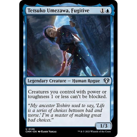 MtG Commander Masters Uncommon Tetsuko Umezawa, Fugitive #126