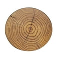 thumbnail image 1 of Round Wood Grain Pattern Area Rug for Living Room Floor Yoga Play Mat and Kids Home, 1 of 2