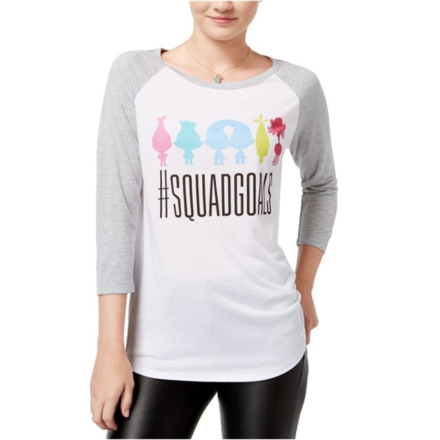 Camiseta Gráfica Dreamworks #SQUADGOALS para Mujer Blanca Mediana
