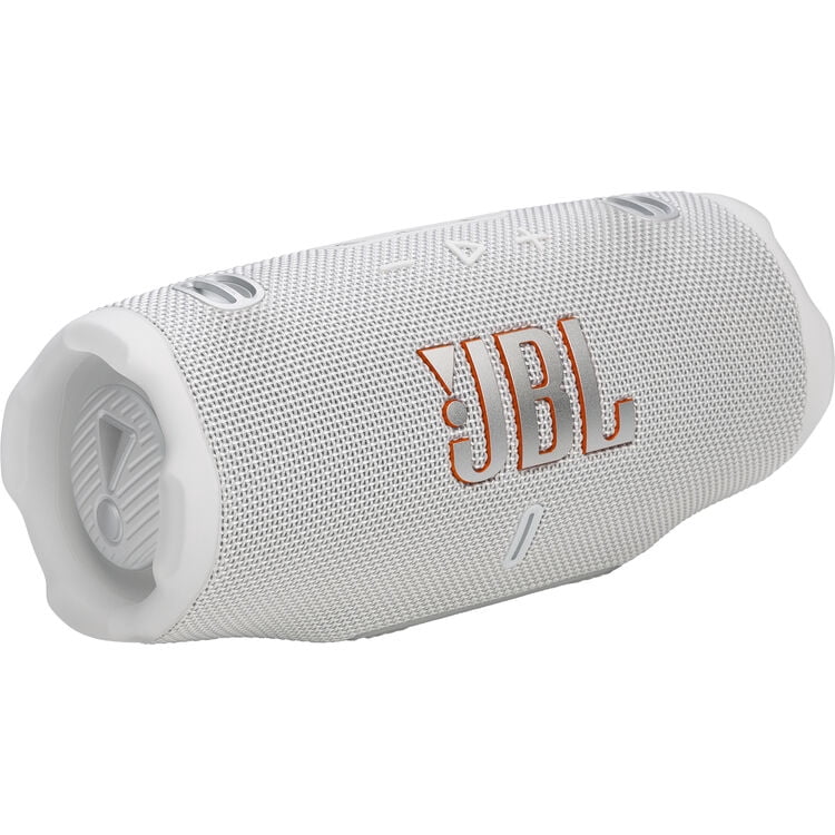 Restored : JBL Charge 6 - Portable Waterproof & Drop-Proof Bluetooth Speaker, Bold Pro Sound with AI Sound Boost (White) (Refurbished)
