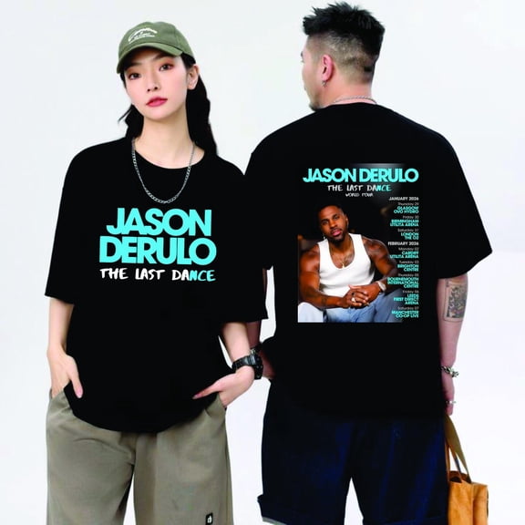 Jason Derulo Concert World Tour 2026 T-Shirt, The Last Dance Inspired Music And Concert Lover Tee Top For Unisex