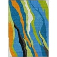 thumbnail image 2 of Addison Rugs Chantille Indoor/Outdoor Transitional Waves Denim Washable Rectangle Rug, 9' x 12', 2 of 6