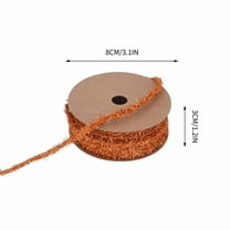 HomeDM Christmas Glitter Tinsel Garland 10 Yard Thin Glitter Metallic Holiday Twist Tinsel Ribbon Decorations for Christmas Tree Gift Wrapping Birthday Family Party Wedding