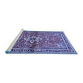 thumbnail image 2 of Ahgly Company Machine Washable Indoor Rectangle Persian Blue Traditional Area Rugs, 5' x 7', 2 of 4