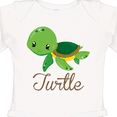 thumbnail image 4 of Inktastic Little Turtle Boys or Girls Long Sleeve Baby Bodysuit, 4 of 5
