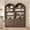 Walnut, variant on 81" Tall Arched Cabinets Set of 2, 6-Tier Bookcase with Storage, Kitchen Pantry Storage Cabinet, Bookshelf with 2 Doors for Living Room, Kitchen, Home Office, Brown