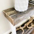 thumbnail image 5 of del Hutson Designs Wooden Barb Style Living Room Console Table, Natural, 5 of 5
