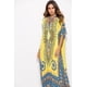 thumbnail image 3 of Vestido largo caftán holgado de verano con estampado étnico para mujer, ropa de playa y noche, 3 of 5