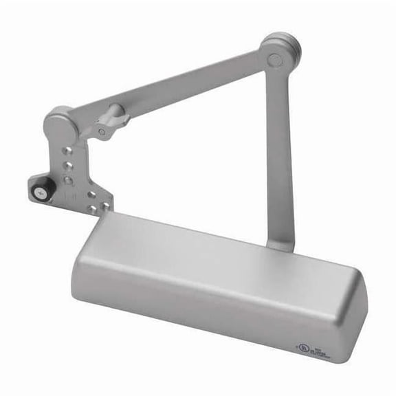 Norton Door Controls Door Closer,Hvy Duty,Hold Open,Silver 410XHDHX689