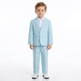 thumbnail image 2 of Boys Formal Suit 2-Piece Set, Single-Breasted Jacket & Flat Front Pants, Sizes 2T-16, 2 of 4