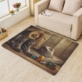 thumbnail image 2 of Cowboy Bedroom Rug - 4x5 - Western Country Boots Area Rug - Wild West Rustic Farmhouse Carpet, 2 of 7