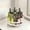 White, variant on 360 Degree Rotating Spice Rack Organizer, Countertop Kitchen Storage Shelf for Spices, Seasoning Jars, Cooking Supplies, Pantry, Cabinet, Counter, Multifunctional Space Saving Holder