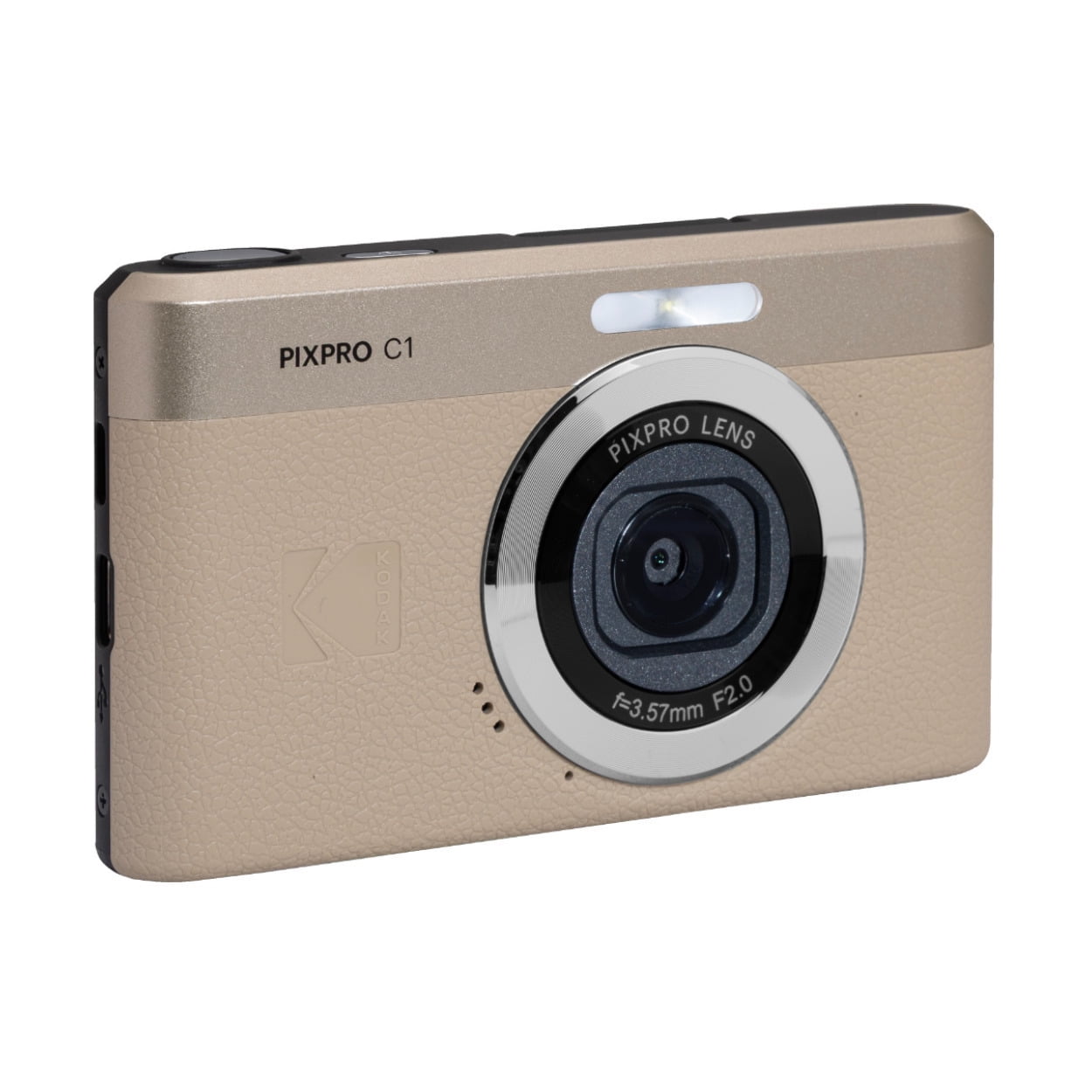 KODAK PIXPRO C1 ブラック デジタルカメラ Kodak PIXPRO C1 Digital Camera with 180 Degree Flip Screen - 4X