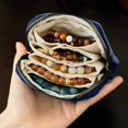 thumbnail image 3 of Slccxzc Women's 5 Layer Travel Jewelry Storage Bag Mini Portable Jewellery Organiser Pouch, 3 of 7