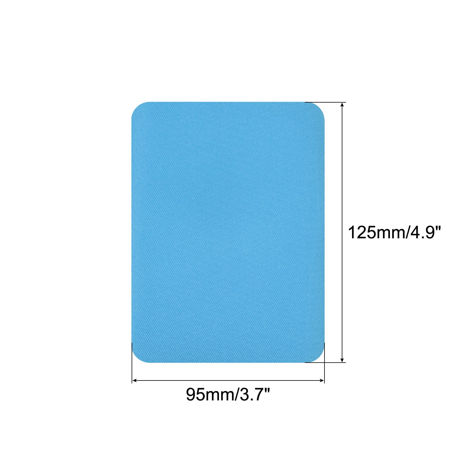 Unique Bargains Fabric Patch Iron-on Patches for Hole Repairing and Decoration Sky Blue