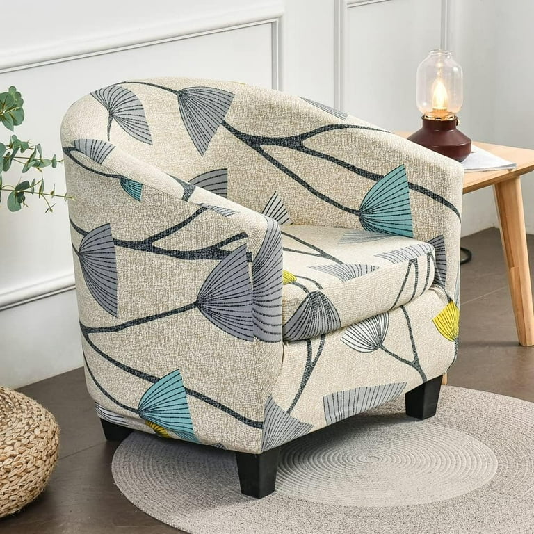 Round barrel chair slipcover hotsell