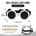thumbnail image 5 of Enjoying Gafas de Sol para Perros de Raza pequeña, Gafas de protección UV para Perros de Raza pequeña, Gafas para Perros al Aire Libre Panda White, 5 of 5