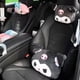 thumbnail image 2 of Lindo Asiento De Coche Almohada Rosa Reposacabezas Cuello De Dibujos Animados Diablo Negro Felpa Cojín Cabeza Apoyo, 2 of 4