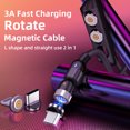 thumbnail image 2 of Magnetic Charging Cable, Less Interference Multifunctional Data Cable  for Automobile Use, 2 of 7