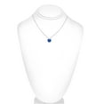 thumbnail image 2 of X & O Women's Fine Silver Plated Sapphire Crystal Pendant Necklace, 2 of 7