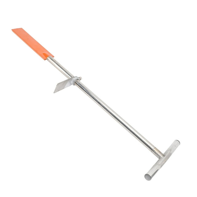 Outil de Plantation à Barre de Dibble, Pelle en Acier Inoxydable Résistante à l'Érosion avec Pédale Réglable pour Jardinage