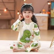 Disney animé Stella Lou ensemble de pyjamas pour enfants fille printemps et automne à manches longues dessin animé bébé pyjama filles vêtements de nuit