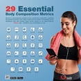 thumbnail image 2 of Bisonbody Smart Digital Body Bathroom Scale – 29 Health Body Metrics – for Advanced Fitness Enthusiasts – Durable Tempered Glass – 8 Electrodes Sensors – Smartphone App Support Bluetooth Connection, 2 of 6
